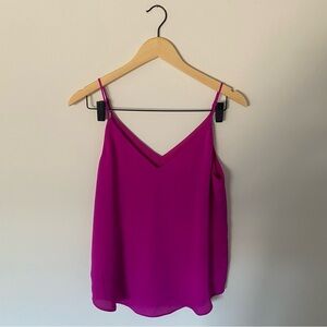 Express Fuchsia V-Neck Camisole
